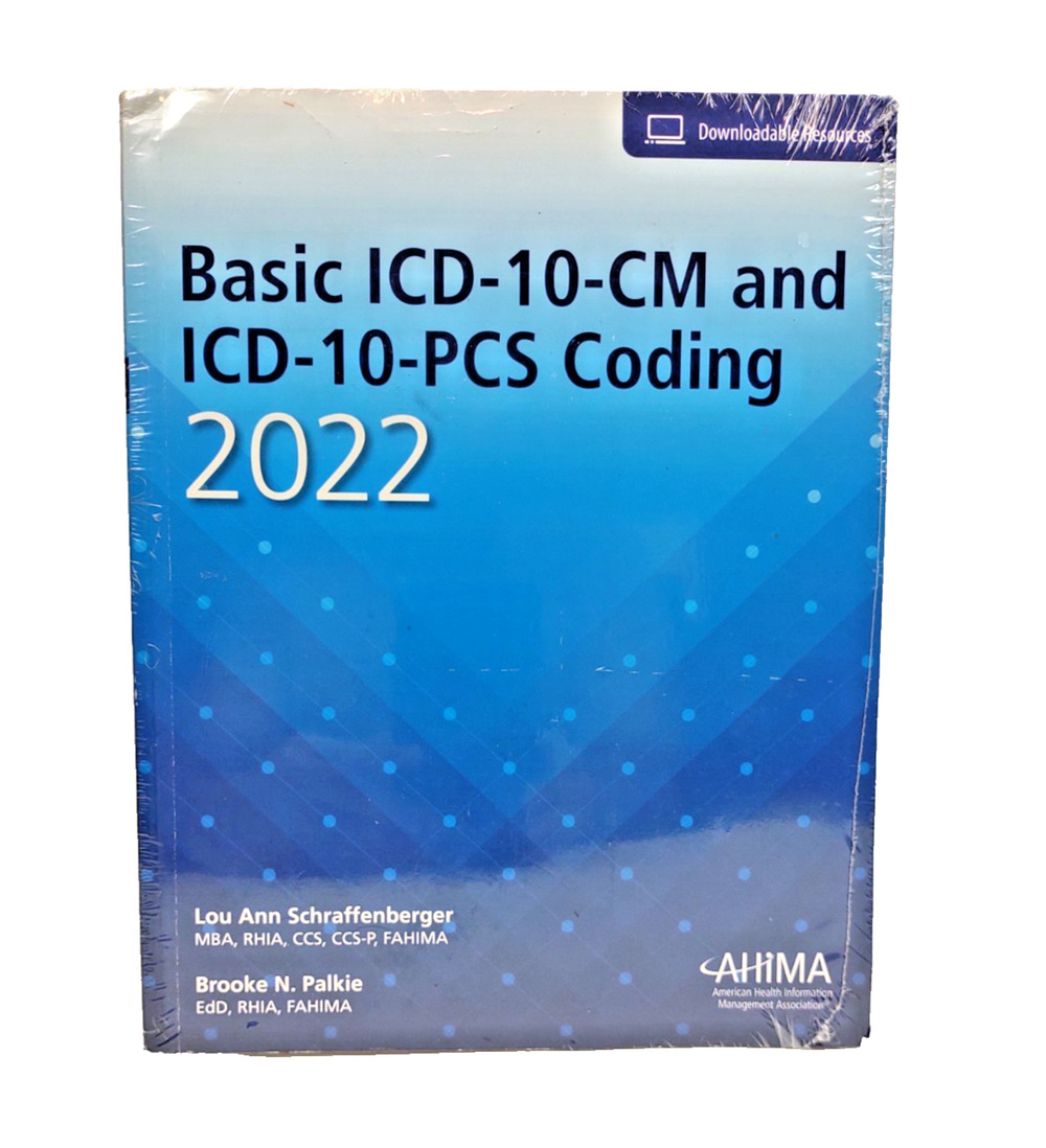Basic ICD-10-CM and ICD-10-PCS Coding 2022 Paperback New Sealed
